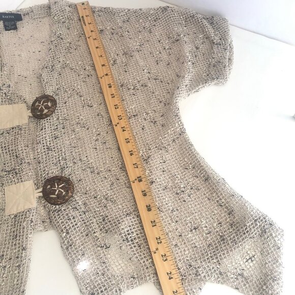 Kaktus Mesh Kimono style Blazer Size XL - Picture 7 of 7